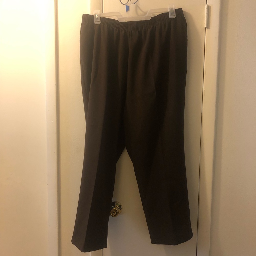 Woman’s brown Alia Women dress pants size 22w